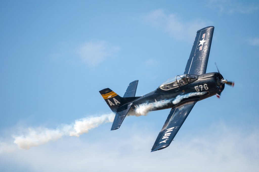 Flugzeug Kurzzeitbelichtung